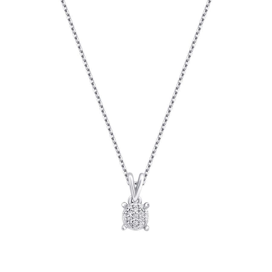 0,06 Carat Diamond Trend Solitaire Necklace