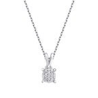 0,06 Carat Diamond Trend Solitaire Necklace