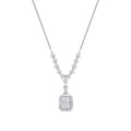 0.48 Carat Diamond Baguette Neckband