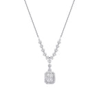 0.48 Carat Diamond Baguette Neckband