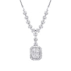 0.48 Carat Diamond Baguette Neckband