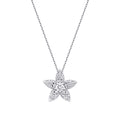 0,16 Carat Diamond Flower Necklace