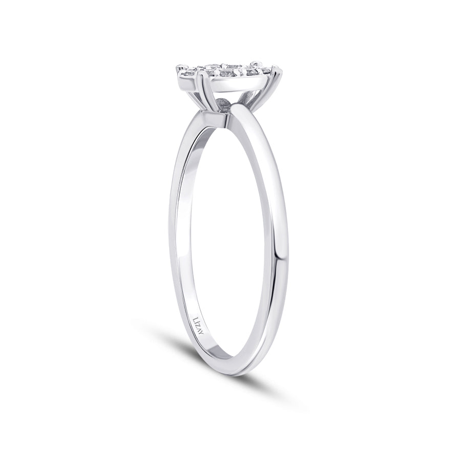 0,13 Carat Diamond Trend Ring