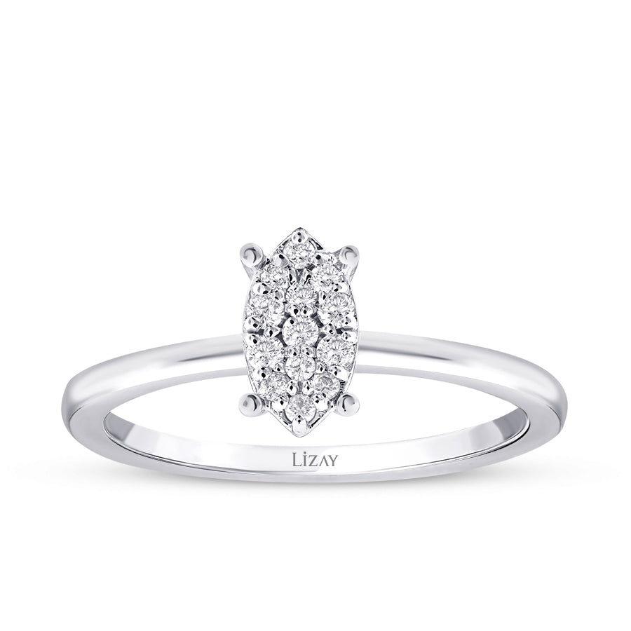 0,13 Carat Diamond Trend Ring