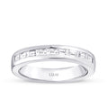 0,56 Carat Diamond Baguette Half-Eternity Ring
