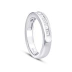 0,56 Carat Diamond Baguette Half-Eternity Ring