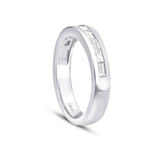 0,56 Carat Diamond Baguette Half-Eternity Ring