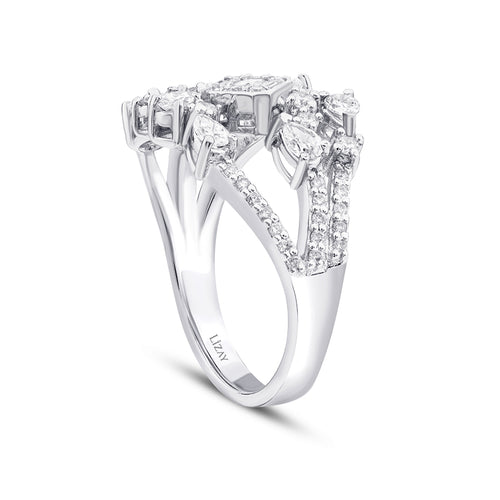 1,00 Carat Diamond Baguette Ring