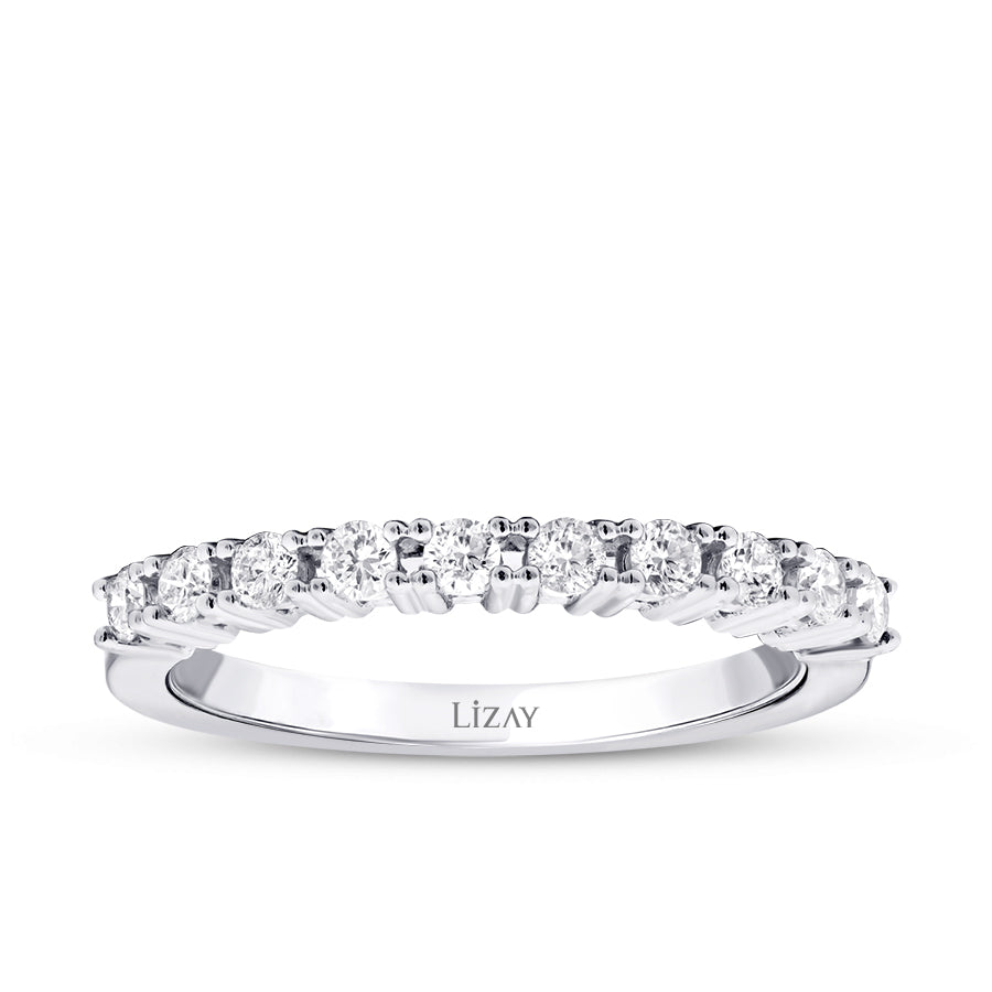 0,34 Carat Diamond Half-Eternity Ring