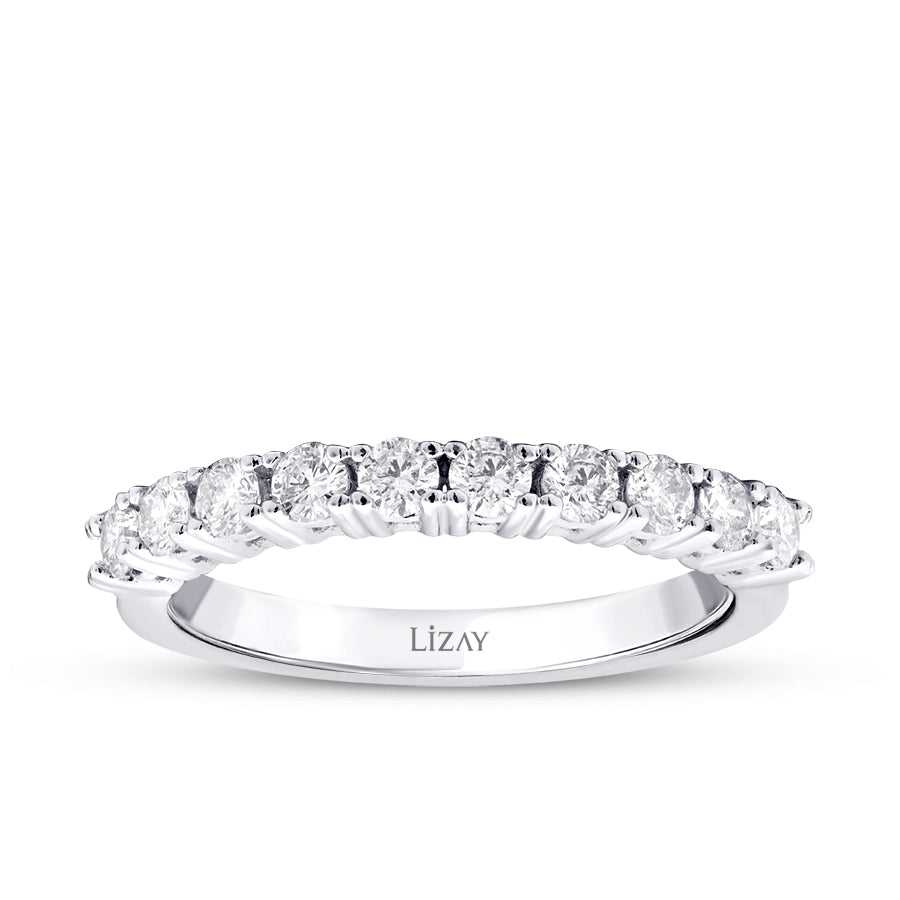 0,56 Carat Diamond Half-Eternity Ring