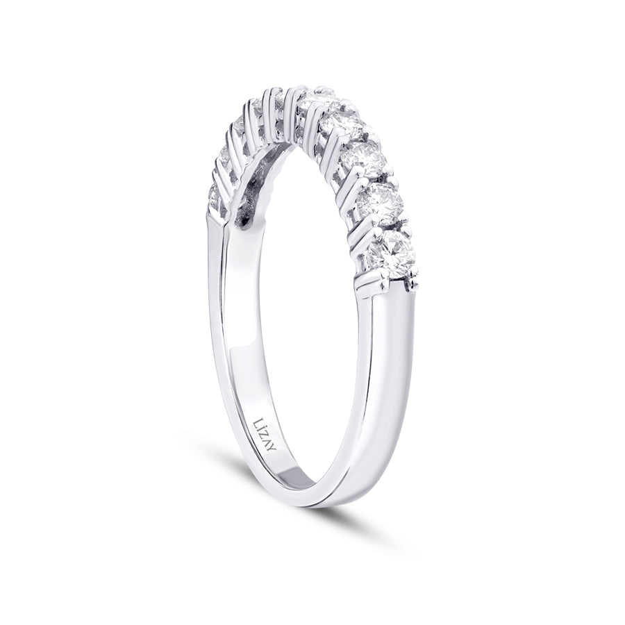 0,56 Carat Diamond Half-Eternity Ring