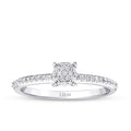 0,19 Carat Diamond Trend Solitaire Engagement Ring