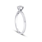 0,19 Carat Diamond Trend Solitaire Engagement Ring