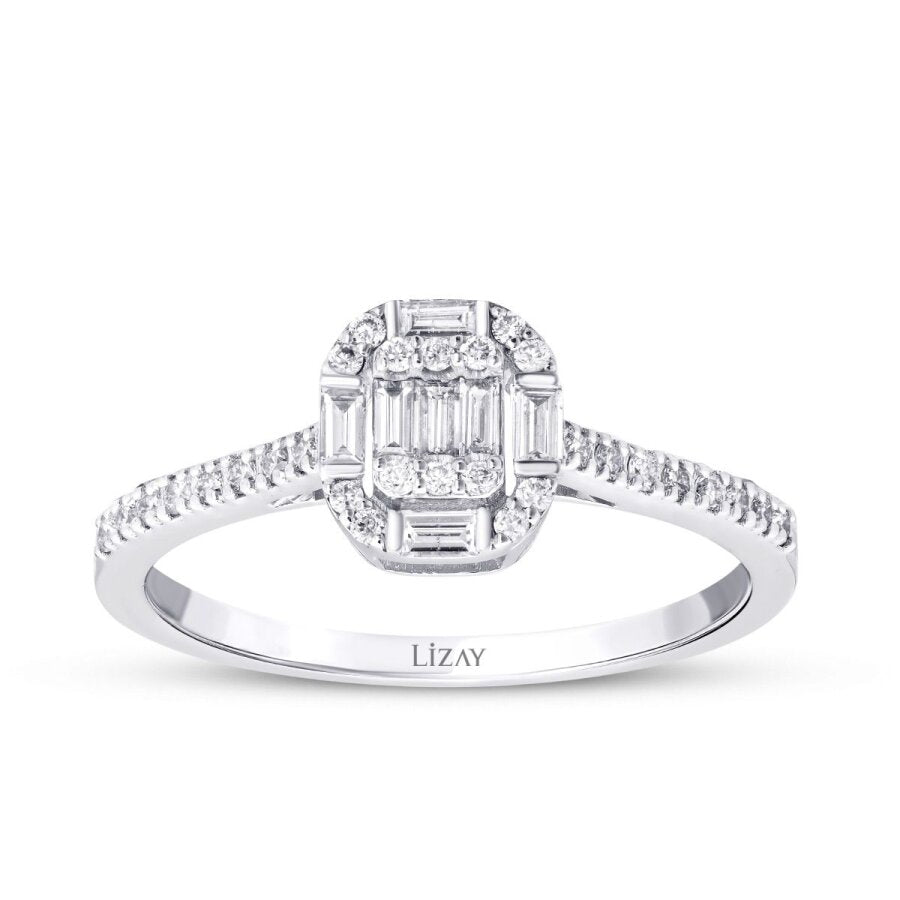 0,30 Carat Diamond Baguette Ring