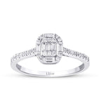 0,30 Carat Diamond Baguette Ring