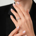 0.15 Carat Diamond Round Solitaire Engagement Ring