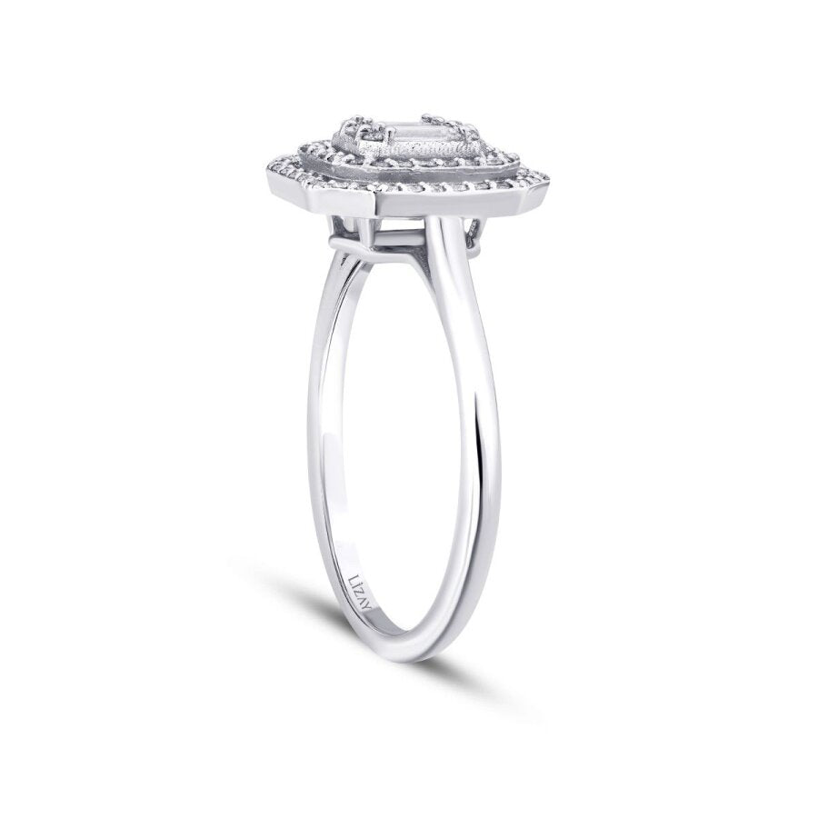 0,35 Carat Diamond Baguette Ring
