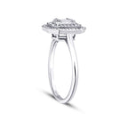 0,35 Carat Diamond Baguette Ring