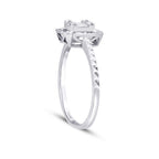 0,12 Carat Diamond Baguette Ring