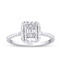 0,12 Carat Diamond Baguette Ring