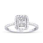 0,12 Carat Diamond Baguette Ring