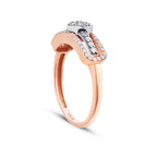 0,34 Carat Diamond Heart Ring