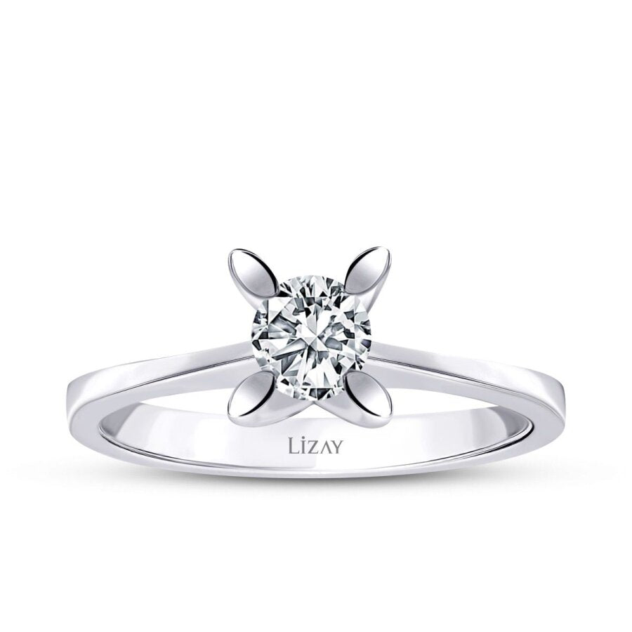 0,40 Carat Diamond Round Solitaire Engagement Ring
