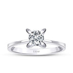 0,50 Carat Diamond Round Solitaire Engagement Ring