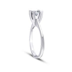 0,50 Carat Diamond Round Solitaire Engagement Ring