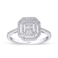 0,28 Carat Diamond Baguette Ring