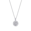 0,08 Carat Diamond-Effect Baguette Necklace
