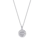0,08 Carat Diamond-Effect Baguette Necklace