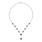 8.06 Carat Diamond Sapphire Neckband