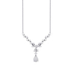 0,54 Carat Diamond Pear Trend Necklace