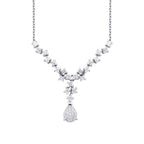 0,54 Carat Diamond Pear Trend Necklace