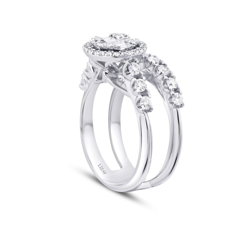 1,09 Carat Diamond Baguette Ring