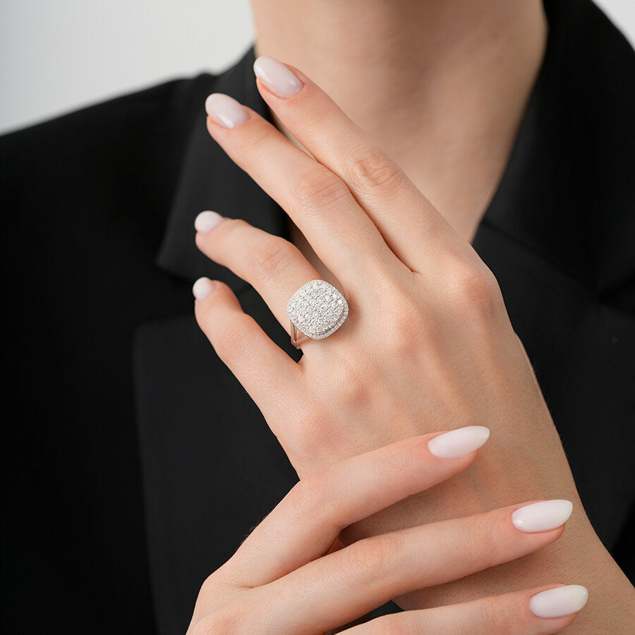 1,43 Carat Diamond Trend Ring
