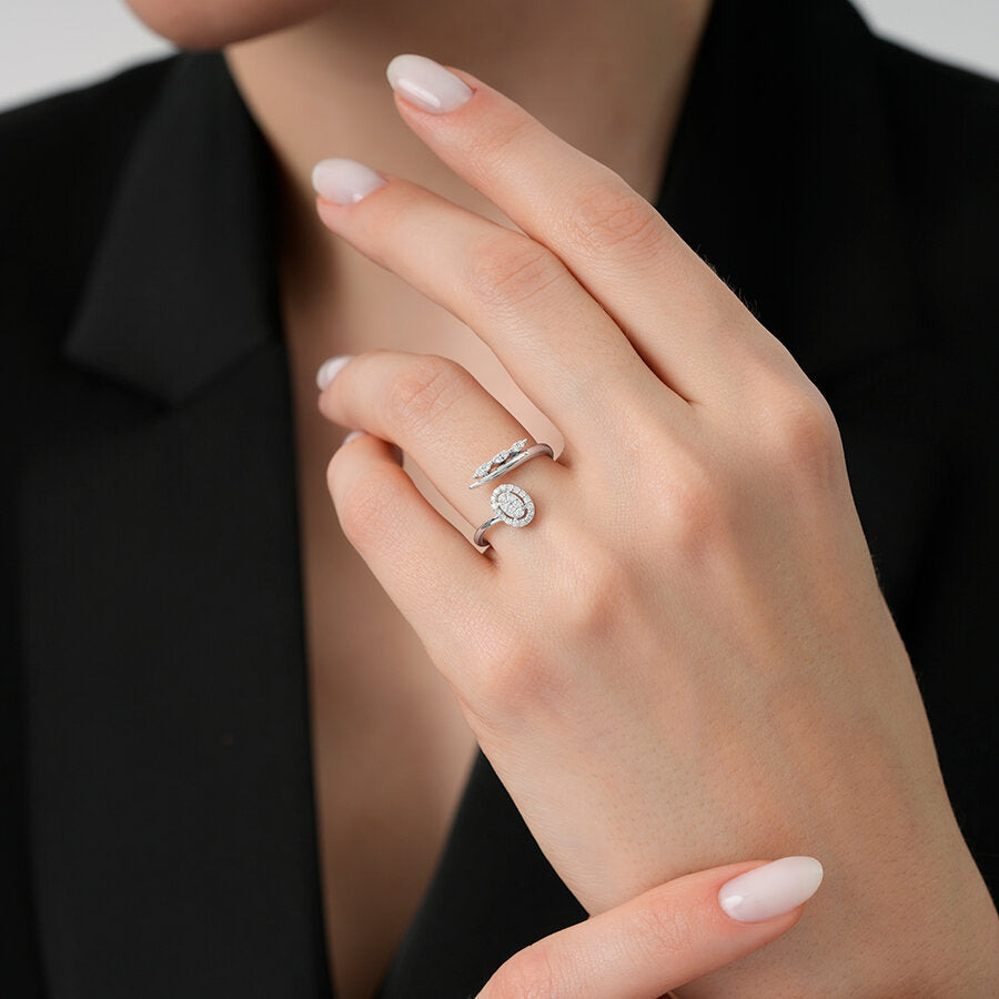 0,16 Carat Diamond Trend Ring