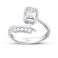 0,29 Carat Diamond Baguette Ring