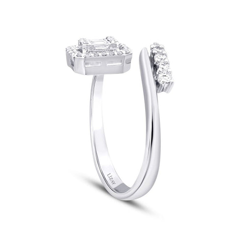 0.29 Carat Diamond Baguette Ring
