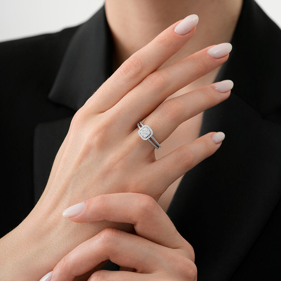 0,31 Carat Diamond Trend Ring