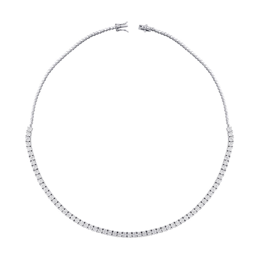 2,50 Carat Diamond Half-Eternity Tennis Neckband