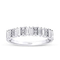0,47 Carat Diamond Baguette Half-Eternity Ring