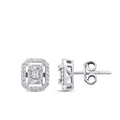 0,30 Carat Diamond Baguette Earrings