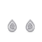 0,31 Carat Diamond Baguette Earrings
