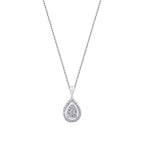 0,17 Carat Diamond Baguette Necklace