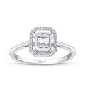 0,16 Carat Diamond Baguette Ring