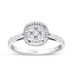 0,21 Carat Diamond Effect Stone Ring