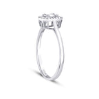 0,14 Carat Diamond Baguette Ring