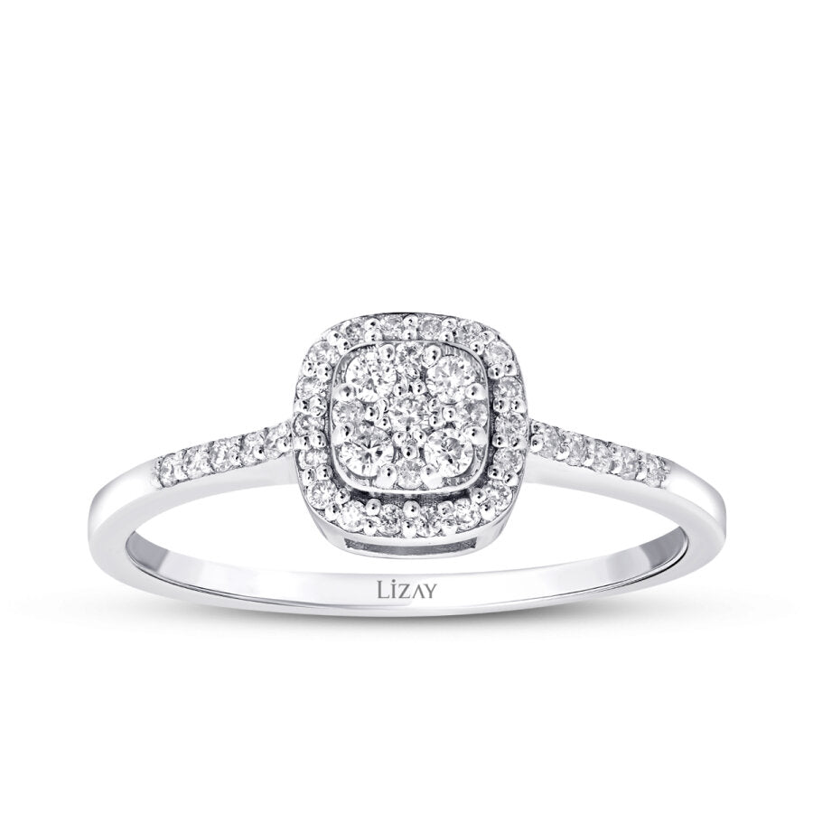 0,21 Carat Diamond Trend Ring